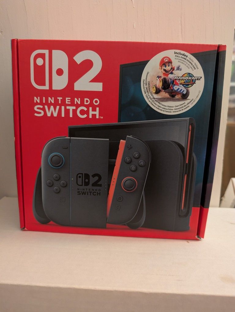 Nintendo Switch 2 Console Mario Kart World Bundle