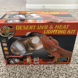 New  Desert UVB & Heat Lighting Kit