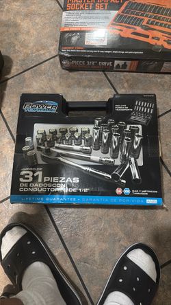 Power Torque 31-Piece 1/2" Drive Socket Set