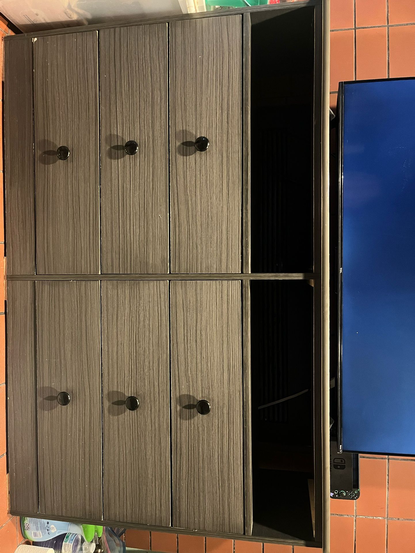 Dark grey tv stand/dresser