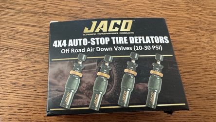JACO 4x4 Auto-Stop Tire Deflators 4-Pack