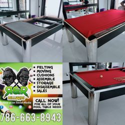 Pool table felts