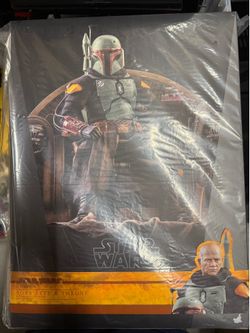 Hot Toys TMS056 Boba Fett (repaint armor) and Jabba’s Throne brand new