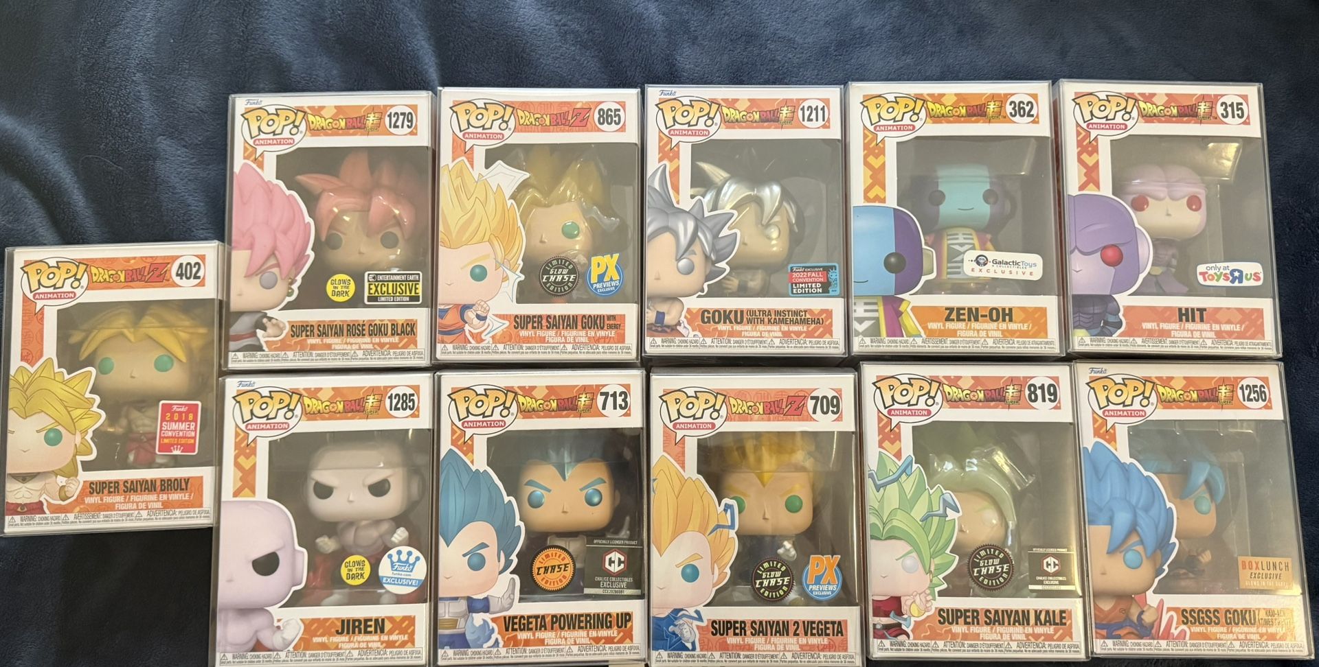 Dragon Ball Funko Pops (Chases, Glows, Limited)