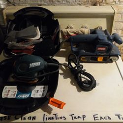 RYOBI FLOOR  SANDer  And Hand Sander. 85