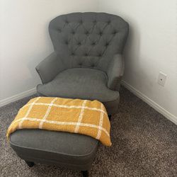 Grey arm Chair 