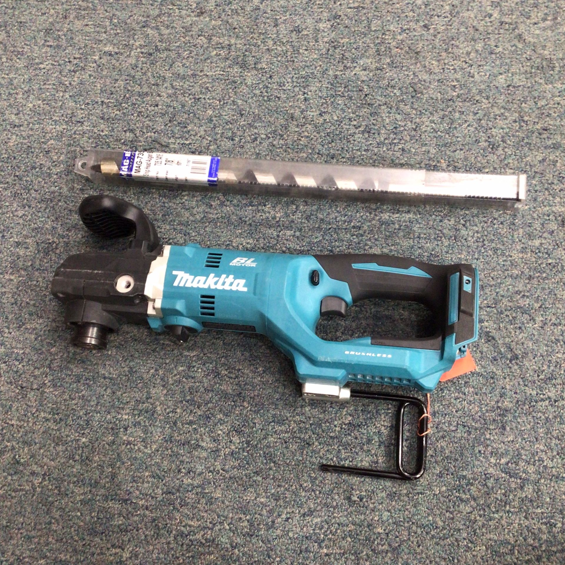 Makita XAD06Z 18V LXT Lithium-Ion Brushless Cordless 7/16" Hex Right Angle Drill w/ Shipyard Auger Bit π΅ π³ π΅ Cash and Card Accepted