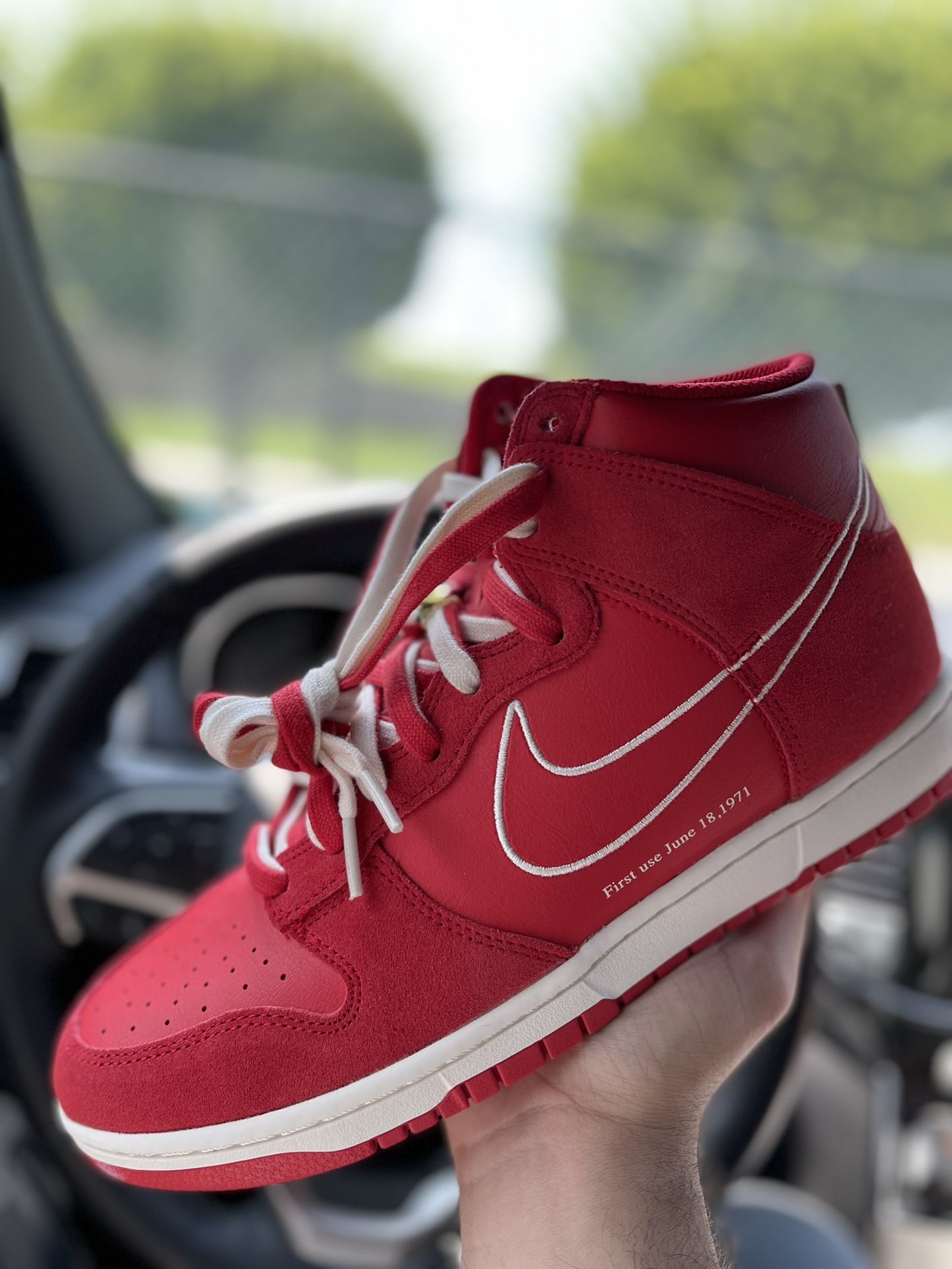 Nike Dunk High First Use Size