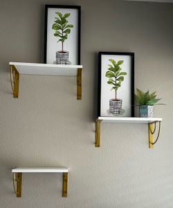 Wall shelves