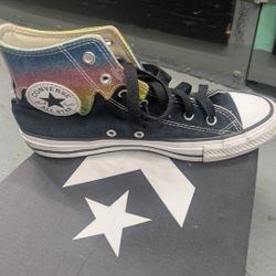 Converse Chuck Taylor All Star High Top Rainbow Drip Size 6