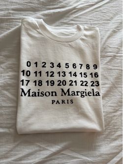 WHITE MAISON MARGIELA T-SHIRT SIZE MEDIUM MEN
