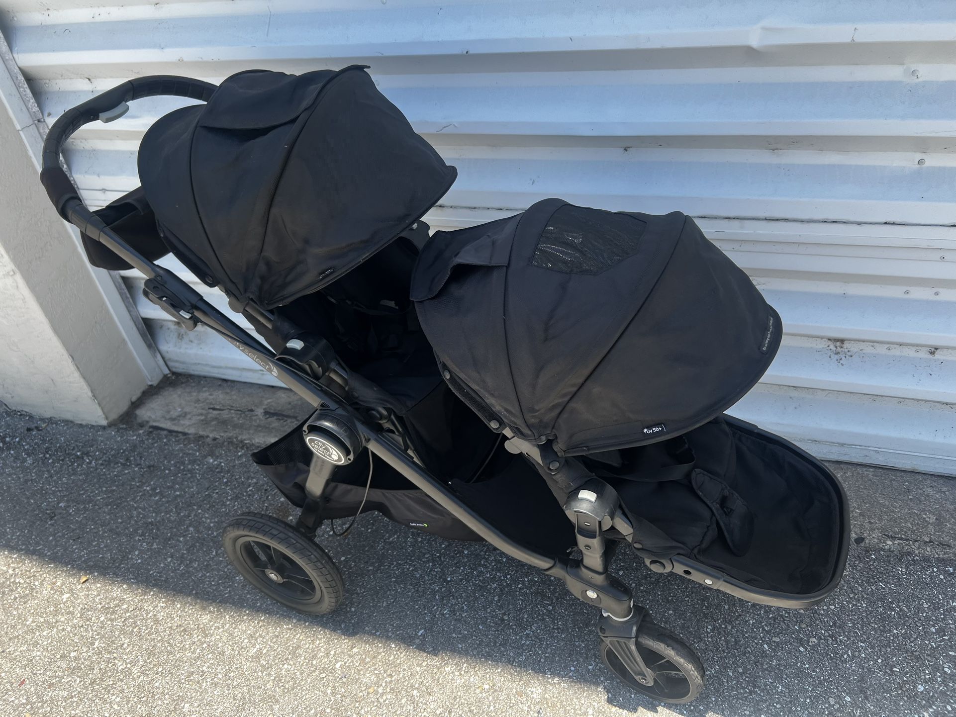 Baby Jogger City Select Double Stroller! Works great, light cosmetic wear. Retails $979.99