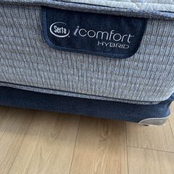 Icomfort Twin Bed With Frame And Box Springs