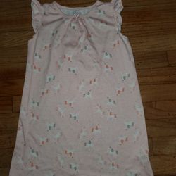 Lil Girls Nightgown Knee Length Pre-owned