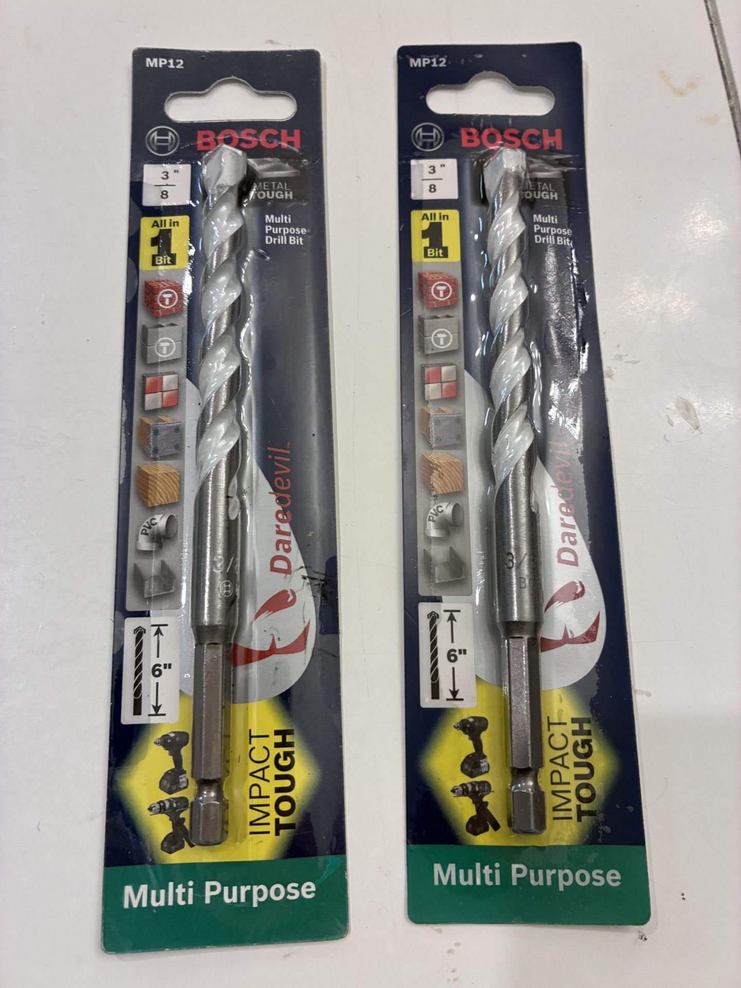 2 Bosch Drill Bits