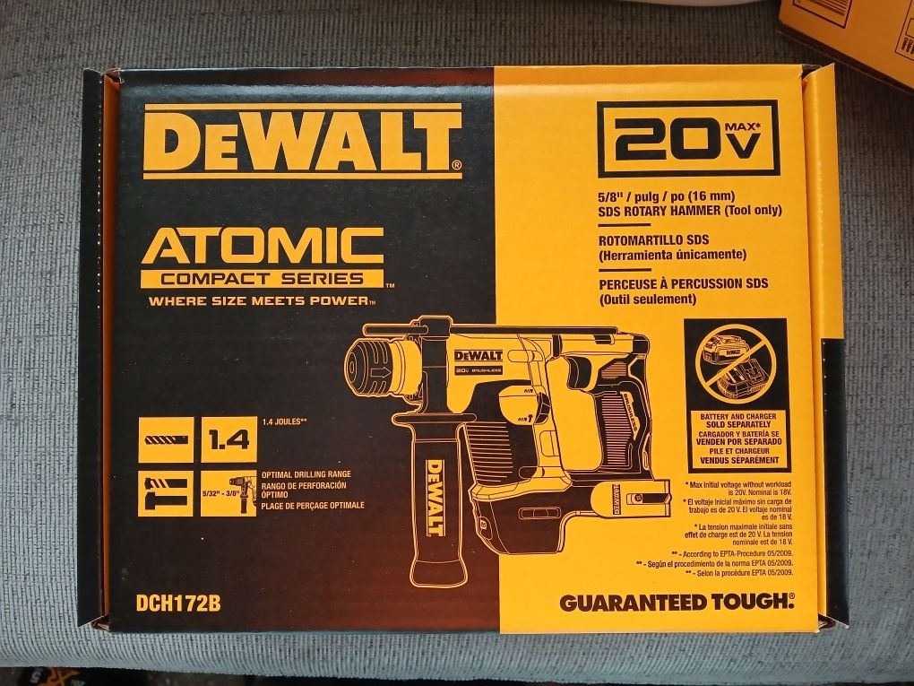 DeWalt Atomic 20V Brushless Compact SDS+ Hammer Drill
