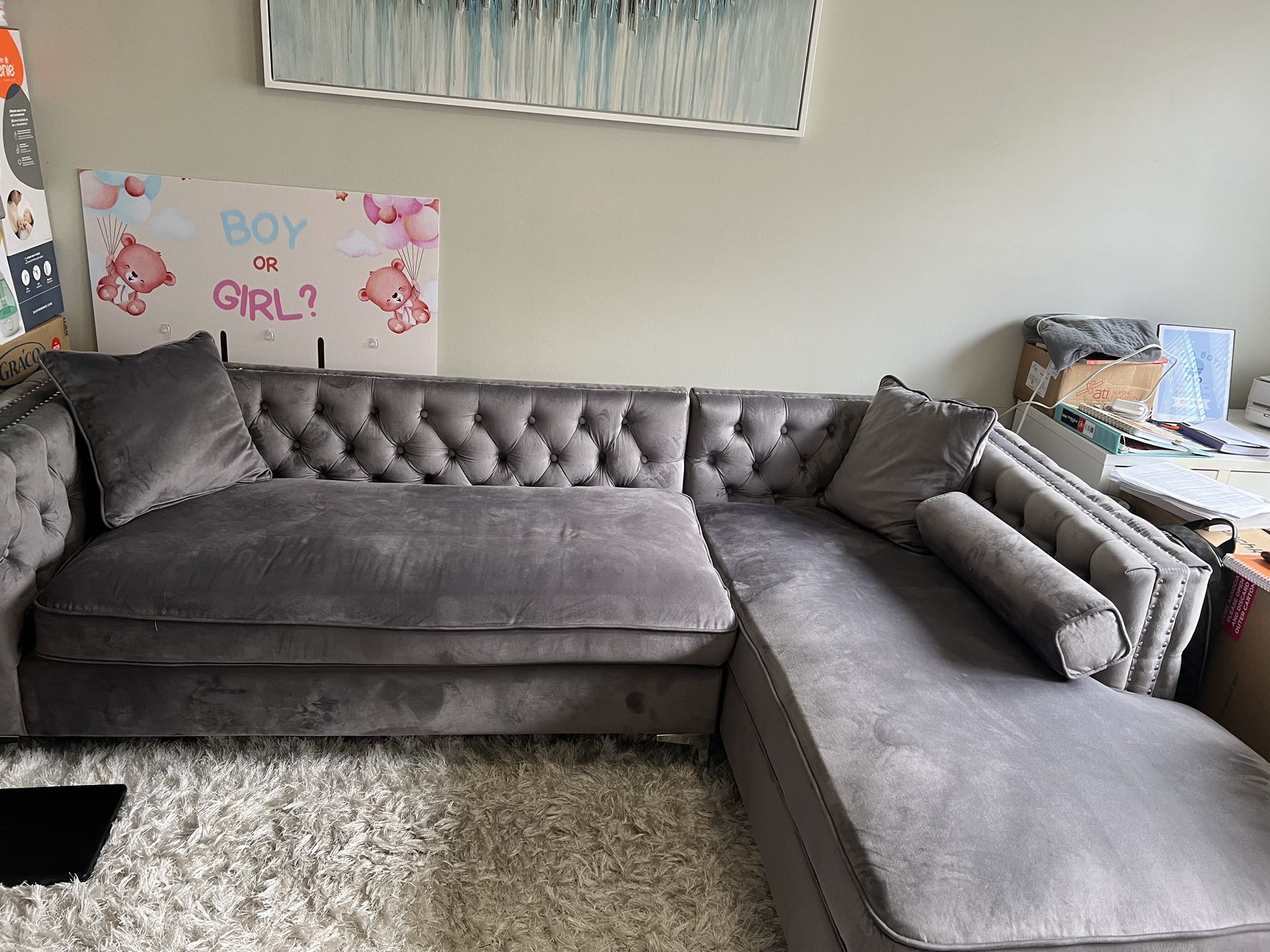 Grey Sofa For Sale! 
