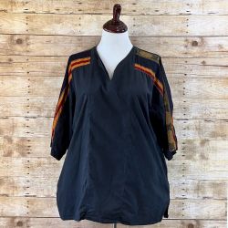 The African Village Black Cotton Tunic One Size (16-18)