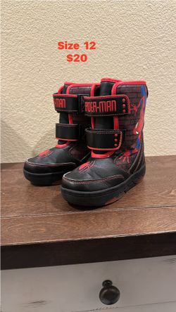 Spiderman Boots Size 12c