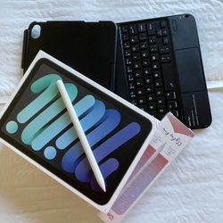 Apple ipad Mini 6th Generation (2021 model) 256GB With Box, keyboard, pencil & Accessories 