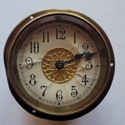 Antique Brass British United Clock Company