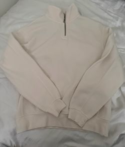 (ZARA)quarter zip sweater