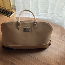 Leather Overnight Duffle Bag