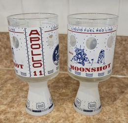 Apollo 11 1969 Moon Shot Glasses