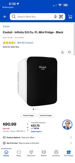 Cooluli Mini Fridge Brand New