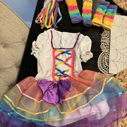 Girls Rainbow Unicorn costume 