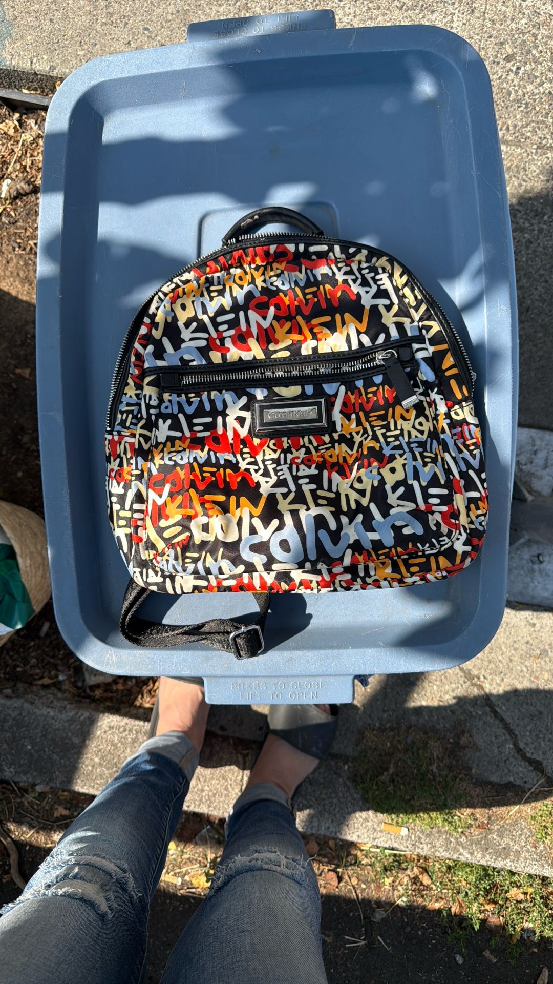 Calvin Klein Back Pack /Hand Bag