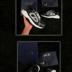 Dior B30 White And Black All Sizes Available 