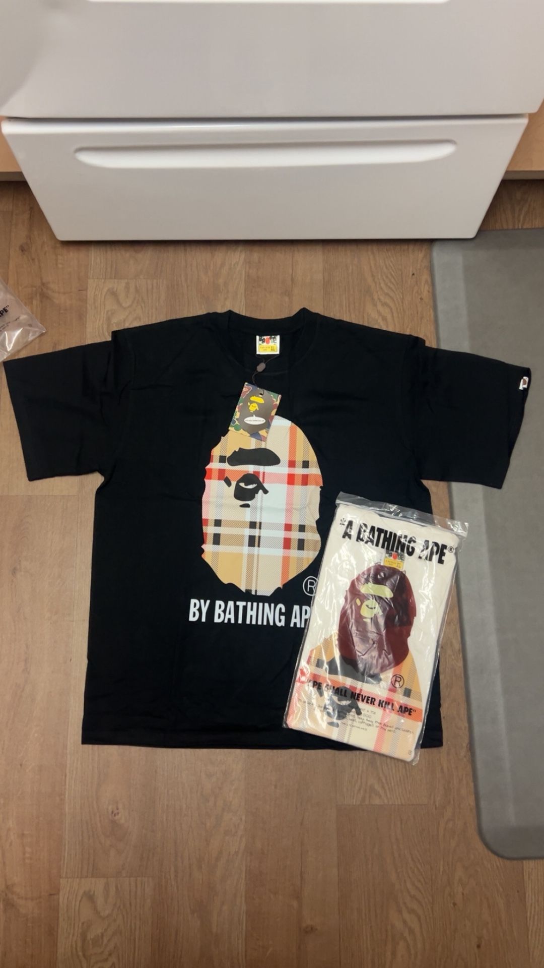 Black Burberry Bape Tee