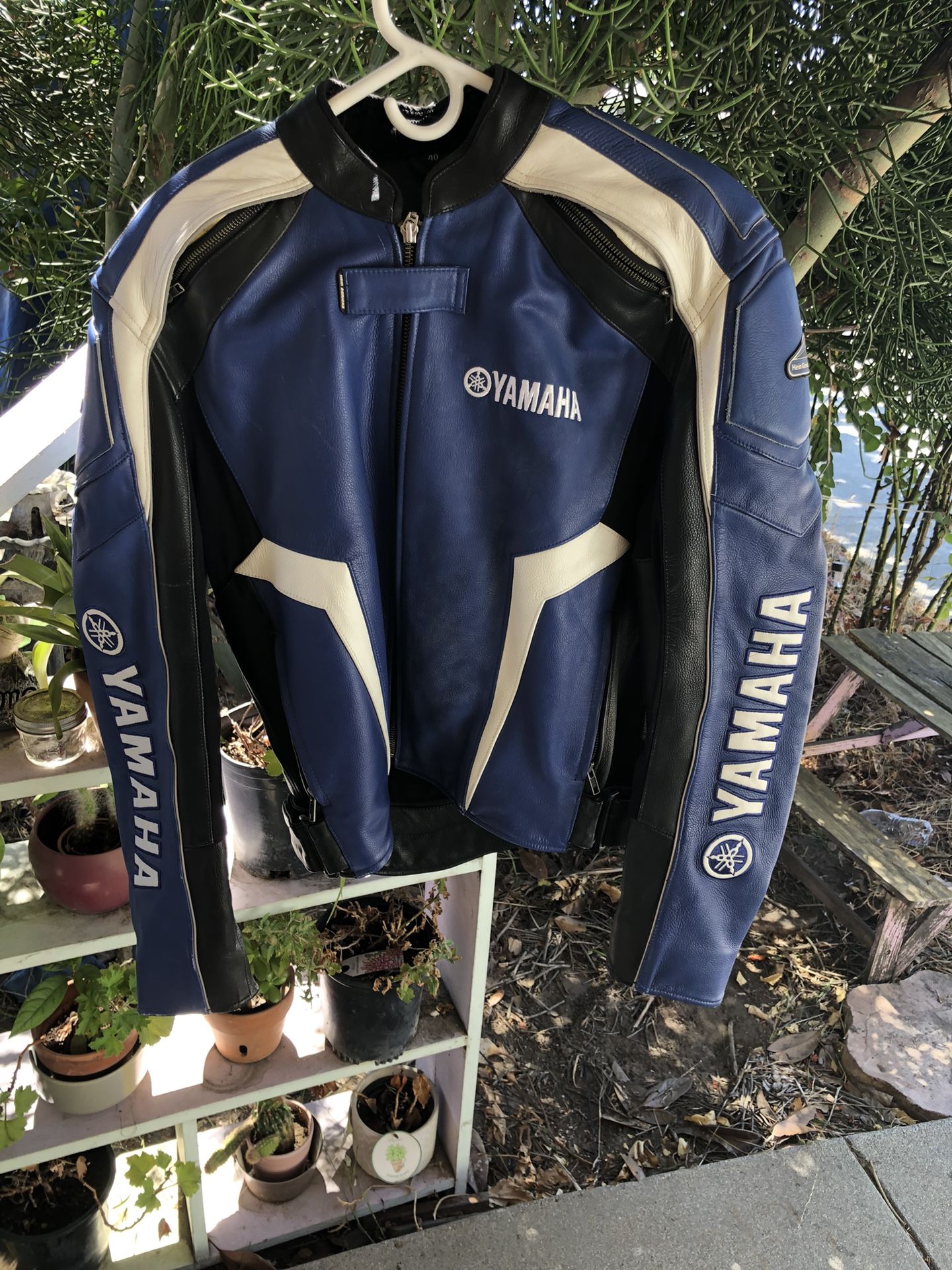 Yamaha Leather Jacket / W Pads