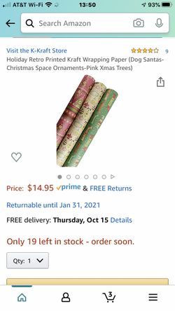 BRAND NEW Christmas wrapping paper