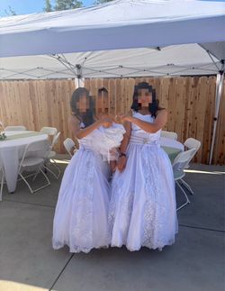 COMMUNION BAPTISM DRESSES para nina’s 10-14 años