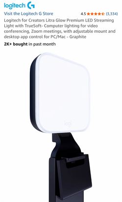 Logitech Litra Glow Premium LED Streaming Light