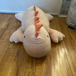 Light Pink Weighted Dinosaur Plushie