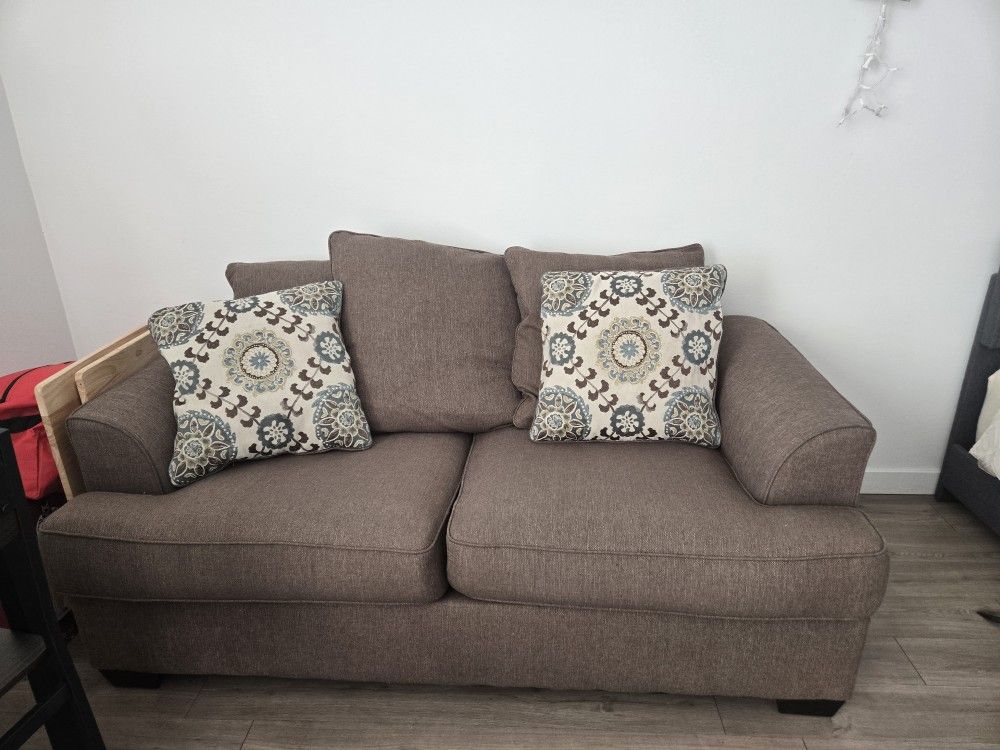 Used Brown Loveseat