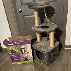 4-LEVEL CAT TOWER For Kitty 🐈‍⬛ 