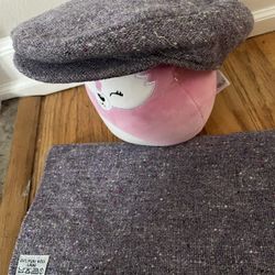 Wool Flat Hat / Scarf, Ireland Made