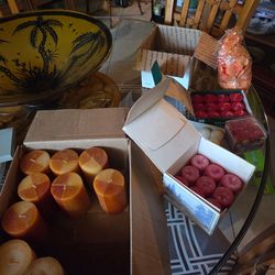 Candles. Over 100. All sizes.