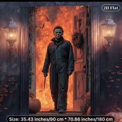 Brand New Polyester Halloween Door Banner 