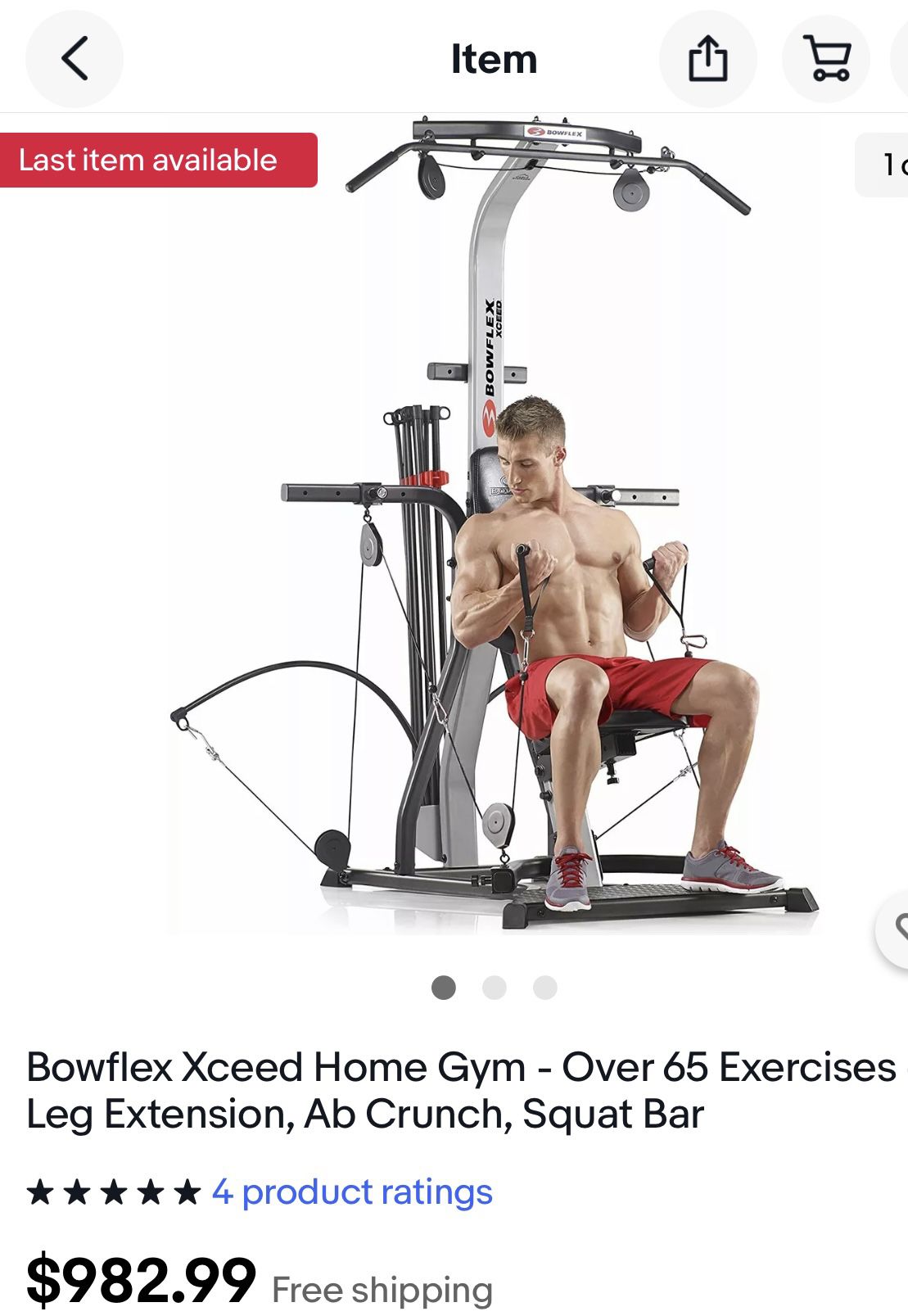 Bowfiex Xceed Home Gym 