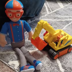 Blippi Doll & Excavator 