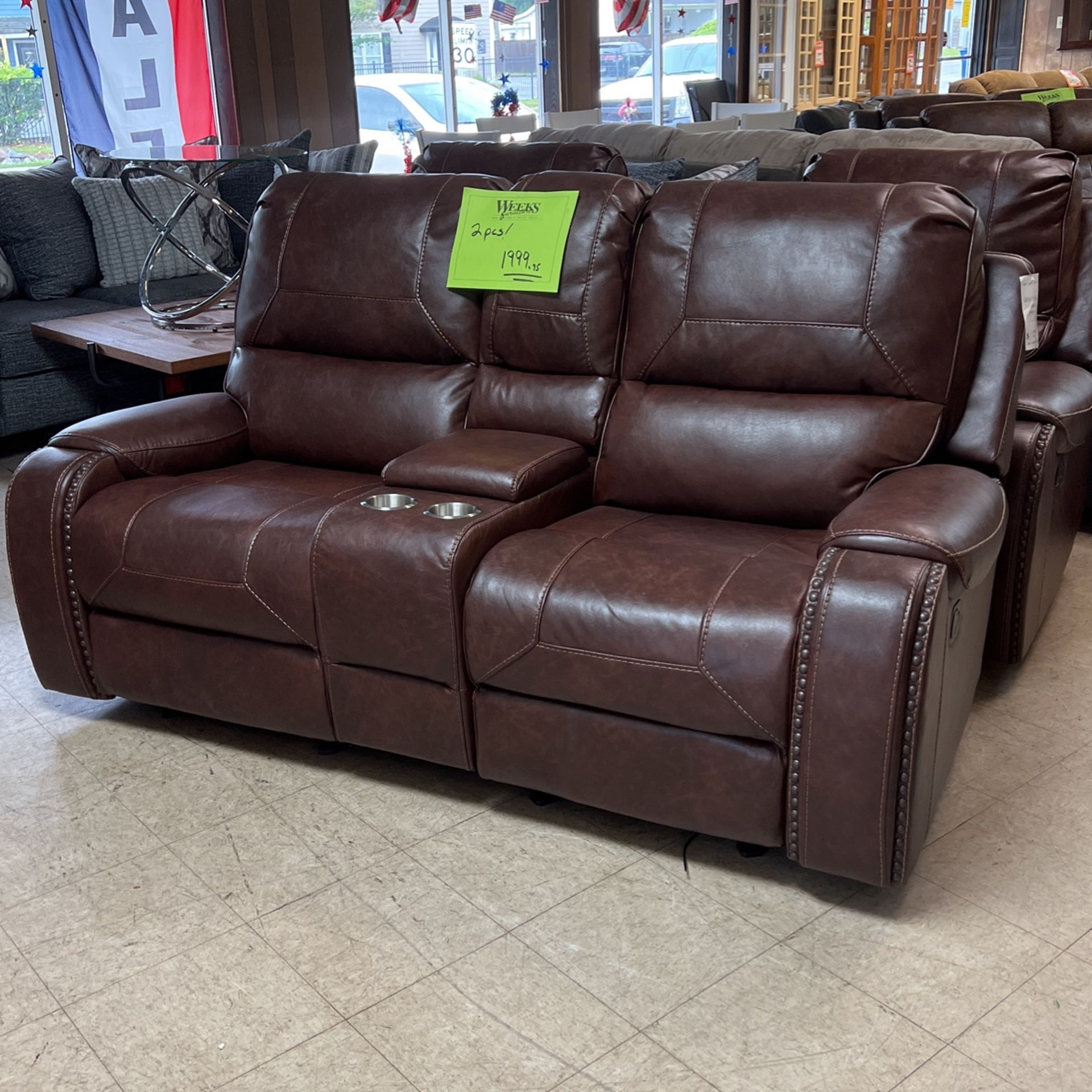 Brand new sofa and loveseat with recliners $2000