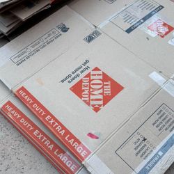 DOUBLE DUTY / HVY DUTY HOME DEPOT MOVING BOXES 📦 $45
