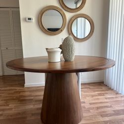 Mid Century Modern Wood Dining Set 
