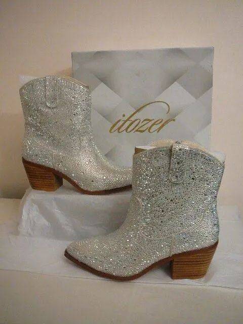 Itozer Sparkle Boots (Side zip Size 38)