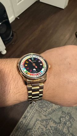 Lucky Day Ross Gold-Tone Watch